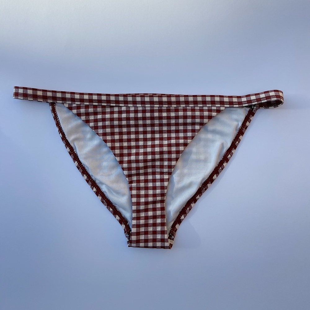 GINGHAM BIKINI BOTTOMS
